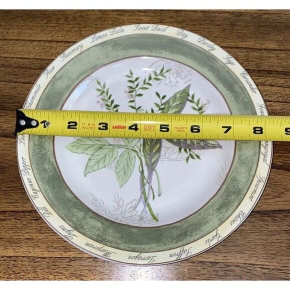 American Atelier BOUQUET GARNI BUTTERNUT 5075 "Sage Fennel" Salad Plate - Picture 4 of 6